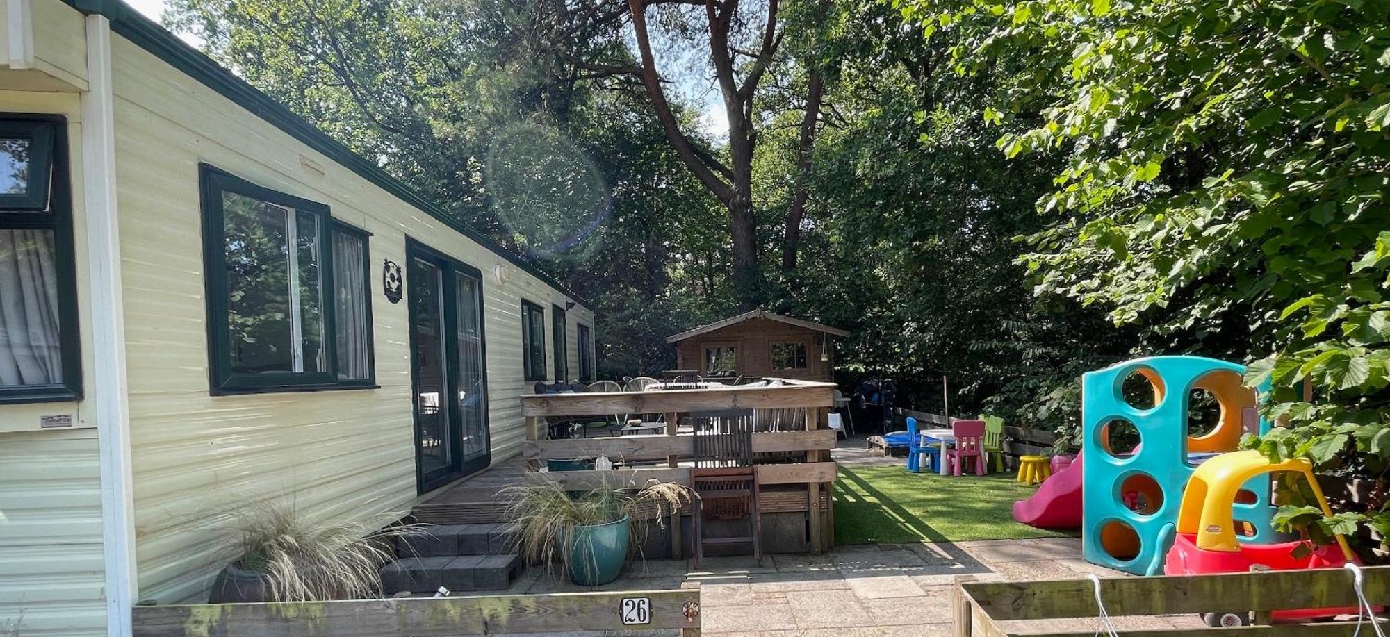 Sayang26 Gezellige Gezinsvriendelijke Stacaravan Op Familiecamping De Vossenburcht In Natuurgebied Reestdal - No Workers Allowed Chalet IJhorst